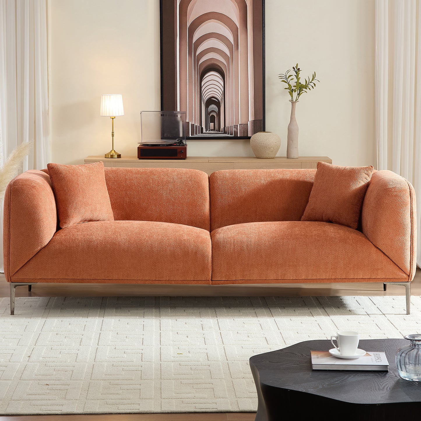 Modern Sofa For Living Room Family Movie Nights & Reading Hours