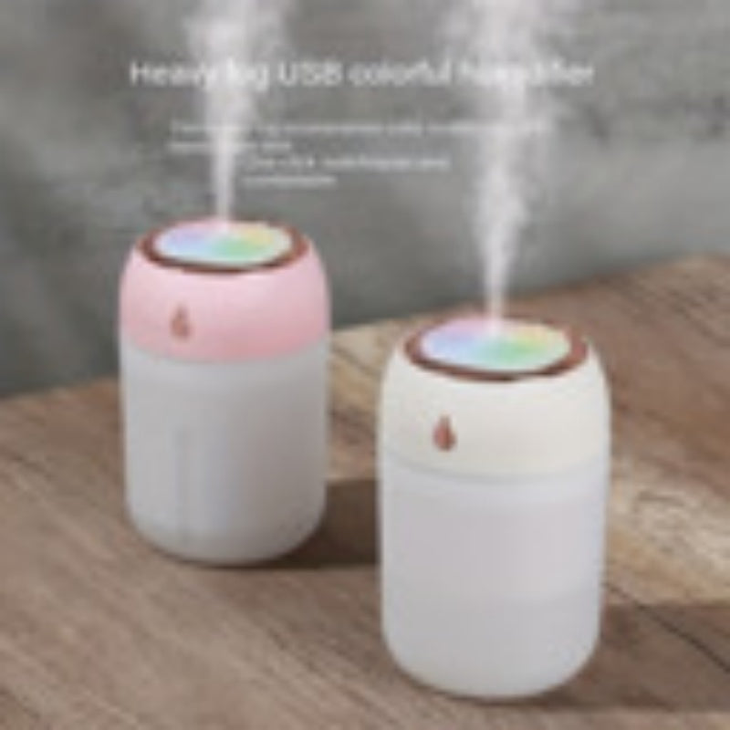 Portable Mini Humidifier 220ml for Bedroom Office Travel - Cool Mist, Quiet, USB