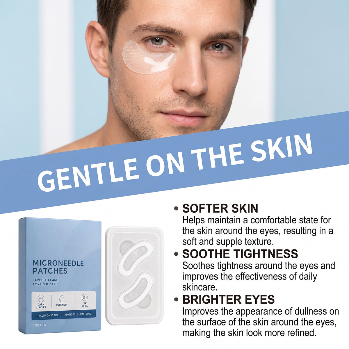 Breathable Skin-friendly Hydrogel Hydrating Eye Care
