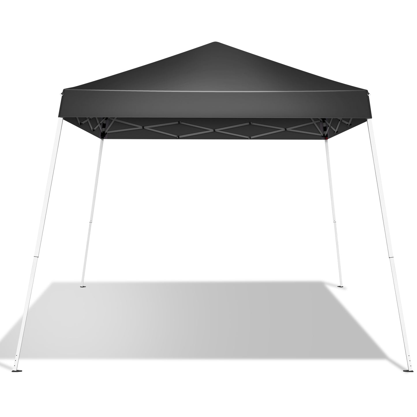 Portable Dark Gray Folding Canopy Gazebo - UV Resistant & Waterproof