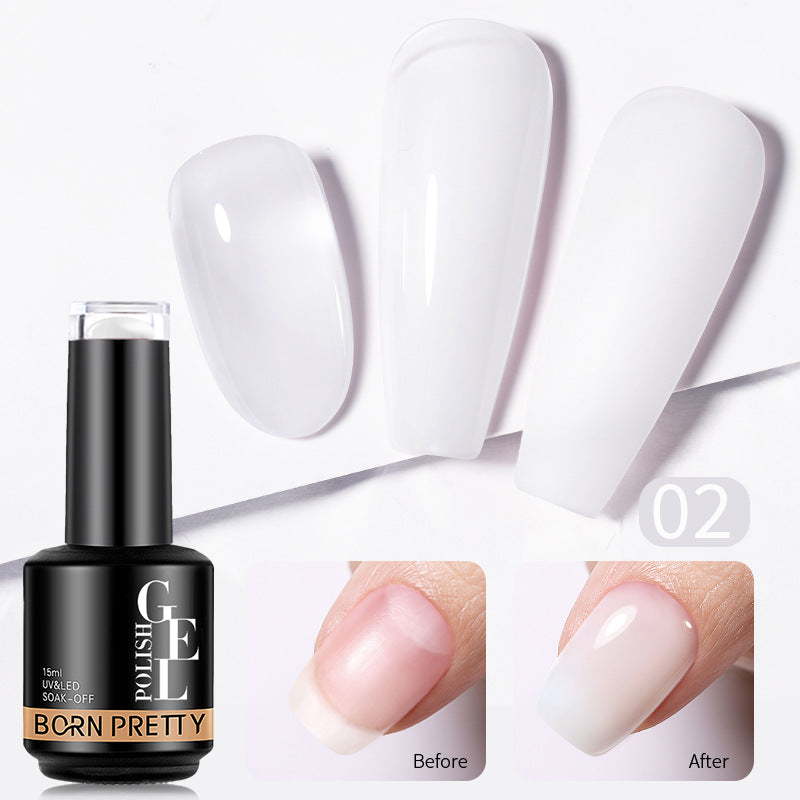Transparent Gel Nail Powder - Phototherapy Adhesive