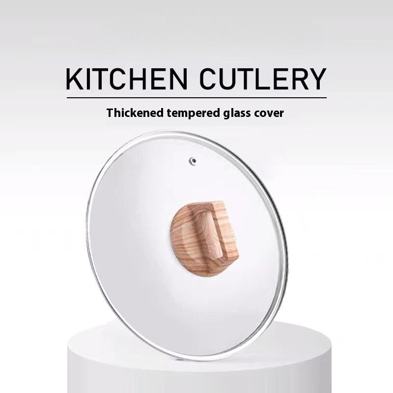 Medical Stone Pot Cover Tempered Glass Kitchen Storage Cover - Multiple Sizes