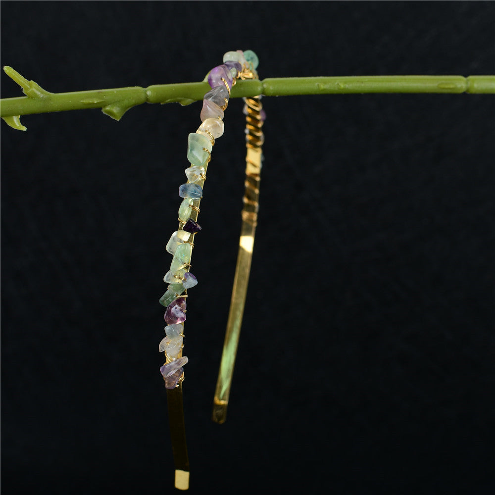 Crystal Bridal Hair Comb Headband | Vintage Geometric Design
