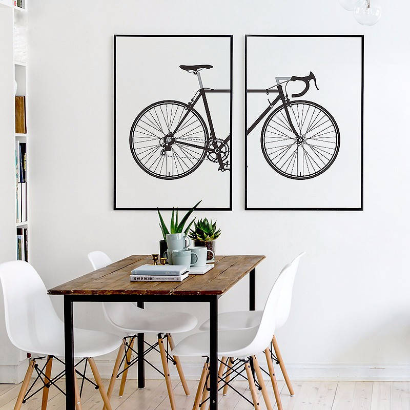 Canvas Core Spray Painting Hanging Wall Art Without Frame - Multiple Sizes