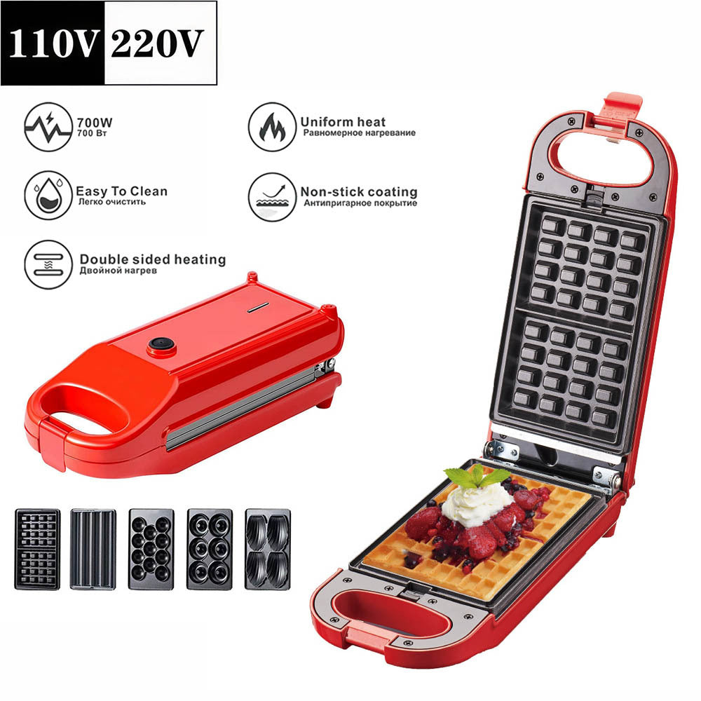 5-in-1 Egg Tart Cake Breakfast Maker - Multi-Function Kitchen Appliance