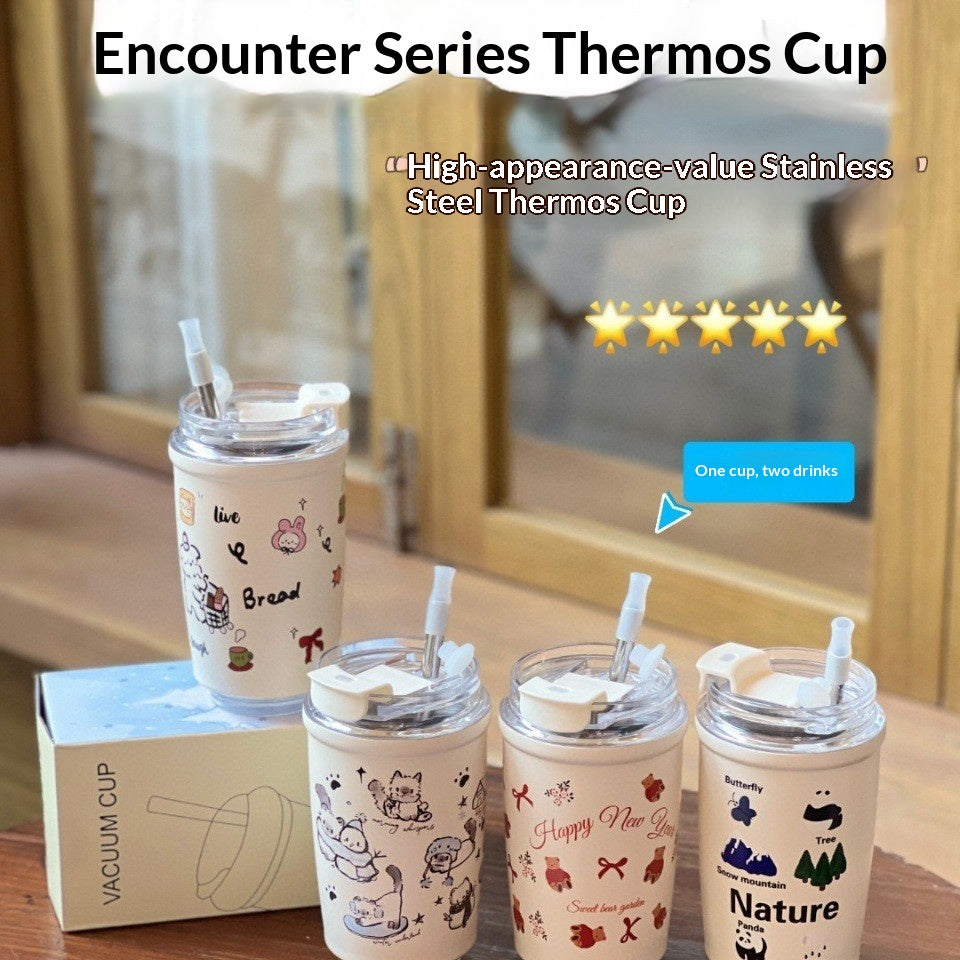 316 Stainless Steel Car Coffee Mug with Heat Retention - Portable & Leakproof