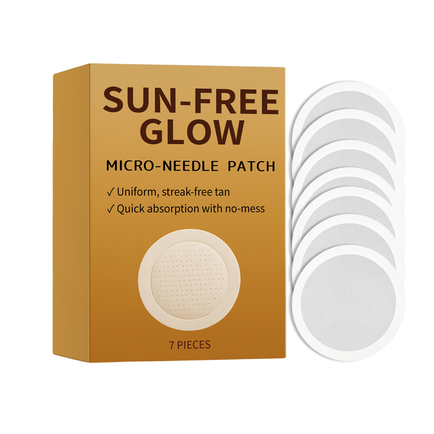 Tanning Care Microneedle Patch 10g Body Skin Treatment for Tanning