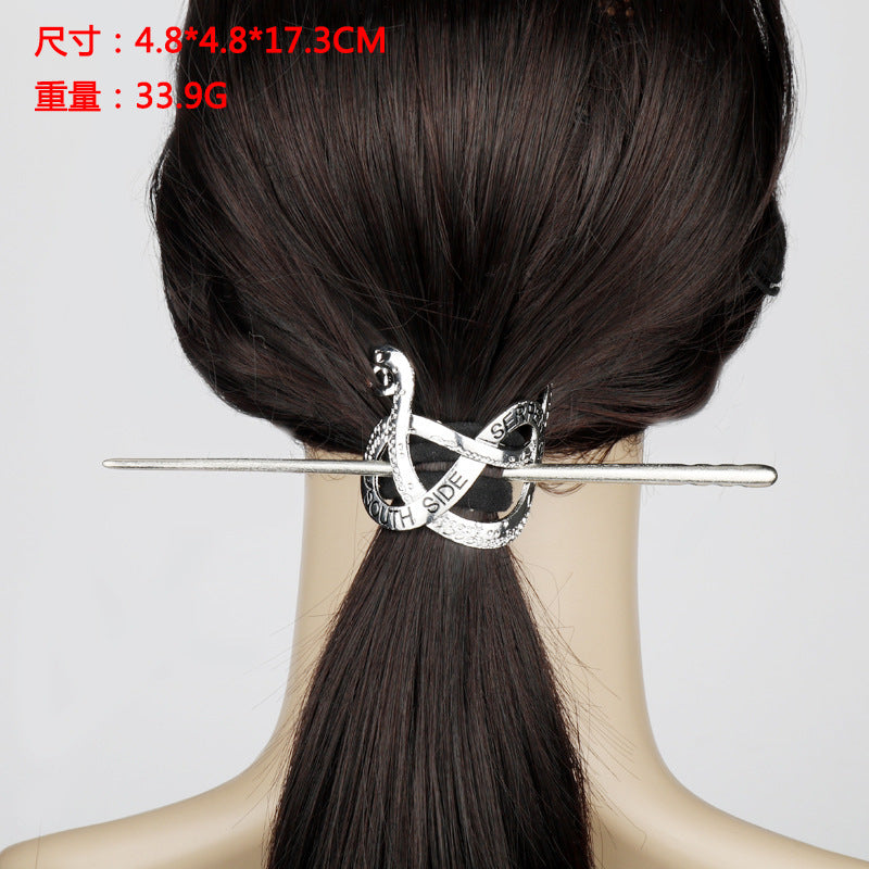 Retro Ethnic Dragon Hairpin for Women