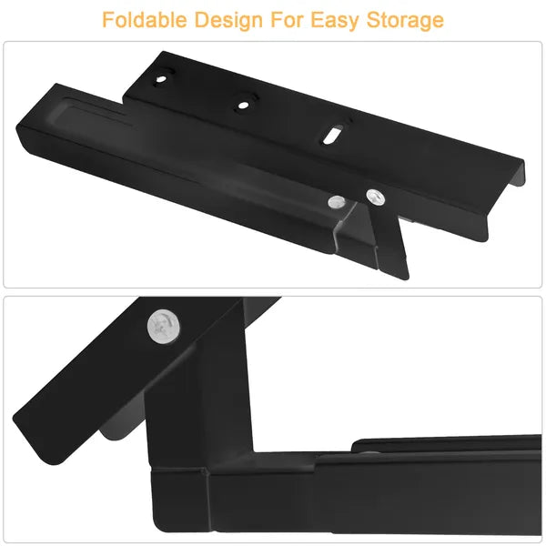 Heavy Duty Wall Microwave Bracket Adjustable Shelving Carbon Steel Mount