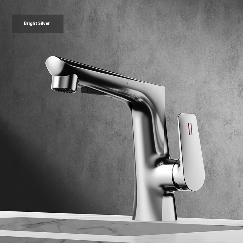 Pull-Out Kitchen Faucet - Modern Copper Design with Multiple Finish Options