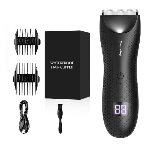 Electric Body Hair Trimmer Waterproof Clipper