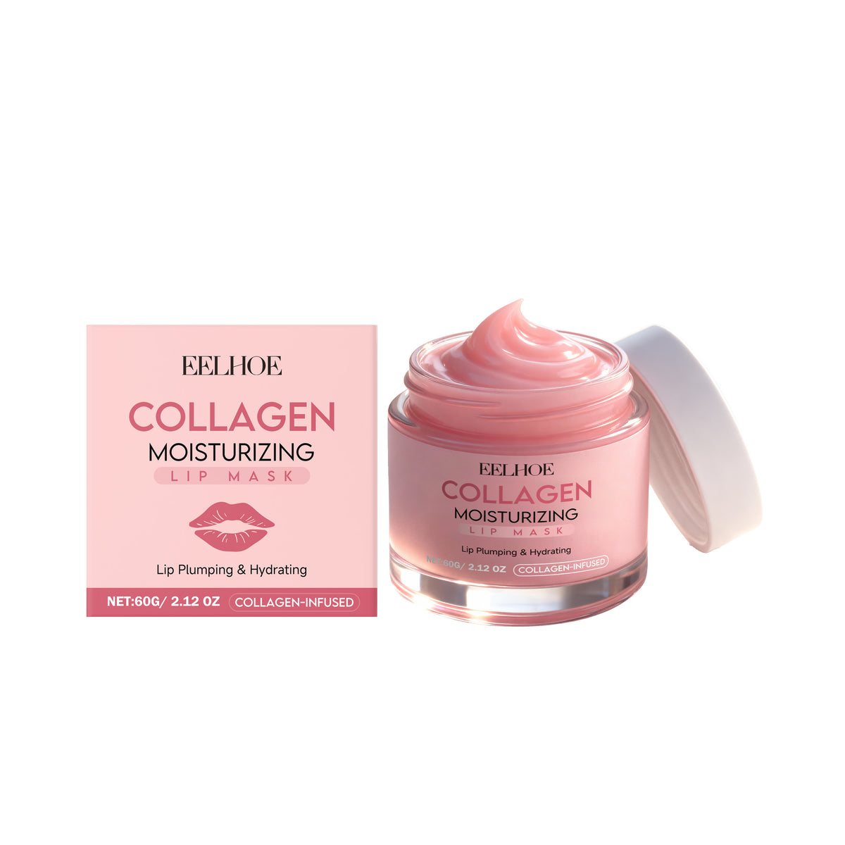 Collagen Lip Mask - Nourishing Night Treatment, 60g
