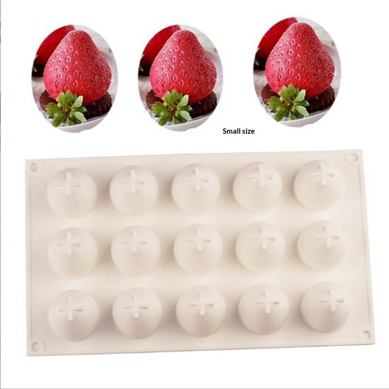Silicone Fruit Candle Mold for Baking and Crafting - Assorted Shapes & Sizes