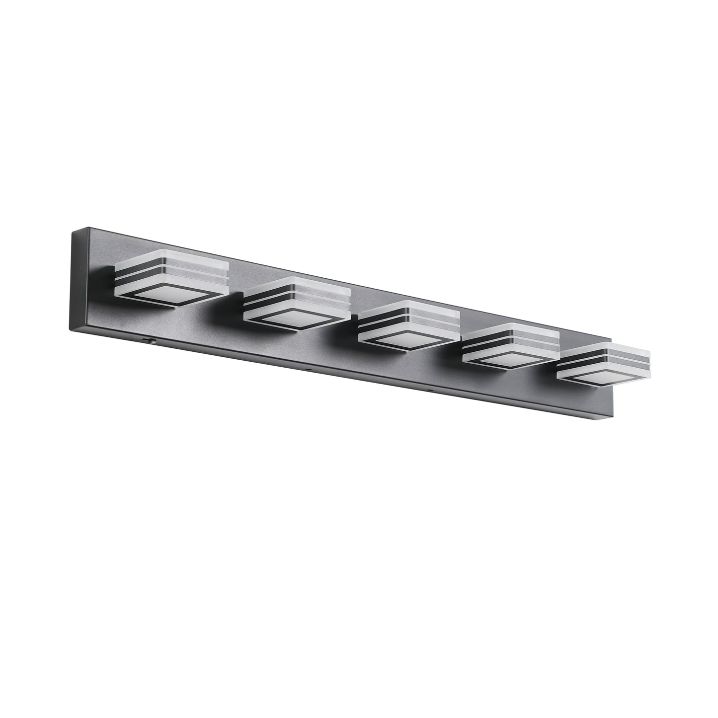 5-Light LED Vanity Light Fixture - Dimmable & Energy Efficient