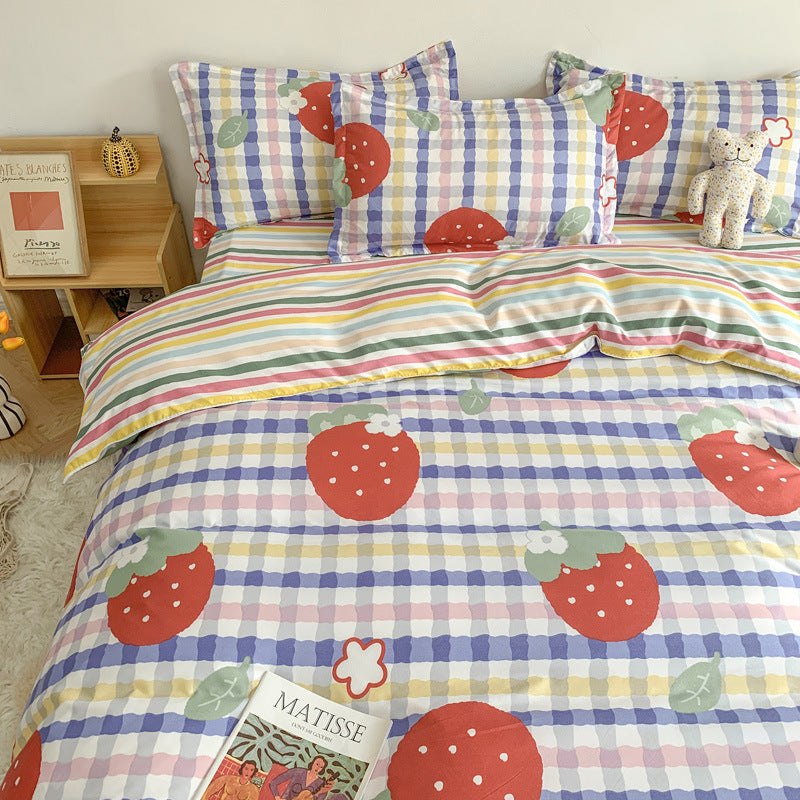 Cute Cartoon Bed Sheet Set - Multiple Sizes & Styles