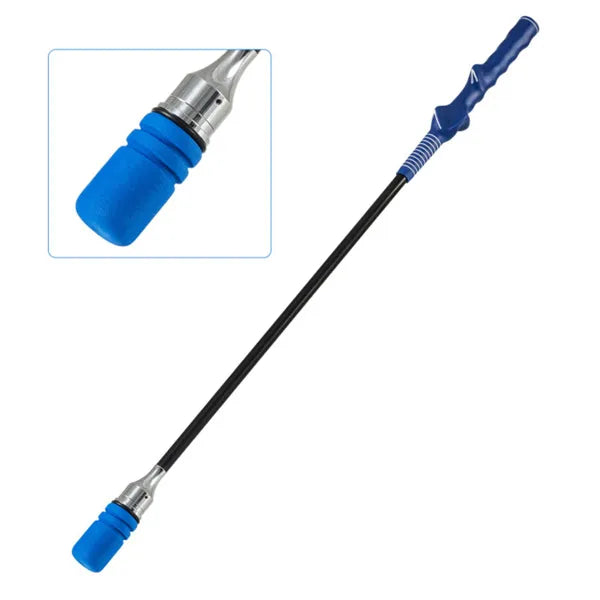 Golf Swing Stick - Portable Fiberglass Training Tool for Grip & Accuracy - Blue