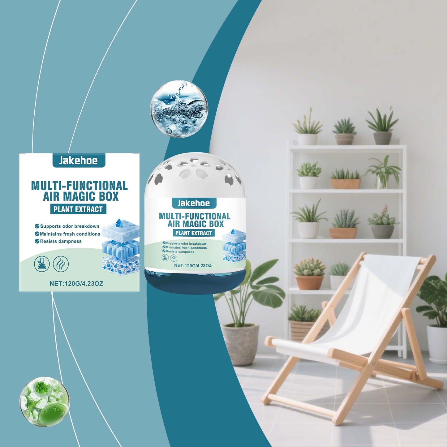 Air Purification Box for Home Air Quality Improvement - 120g