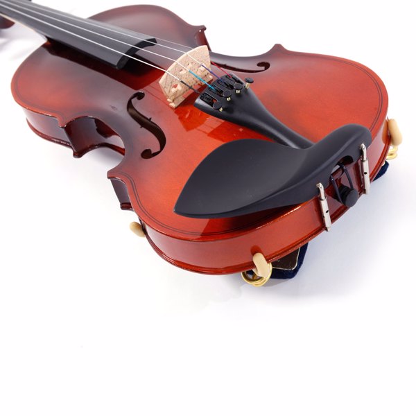 Natural Solid Wood Violin Set with Case, Bow & Rosin