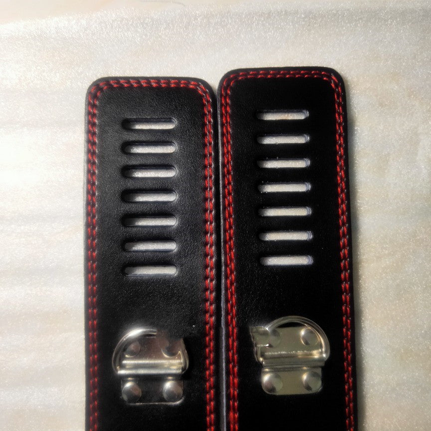 Adult Leather Handcuffs for Couples - Durable BDSM Restraint Toy