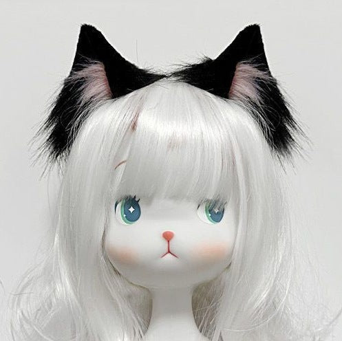 Cat Ear Headband with Pearls - Multiple Colors