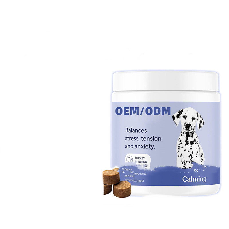 Pet Calming Chewable Tablets Stress Relief