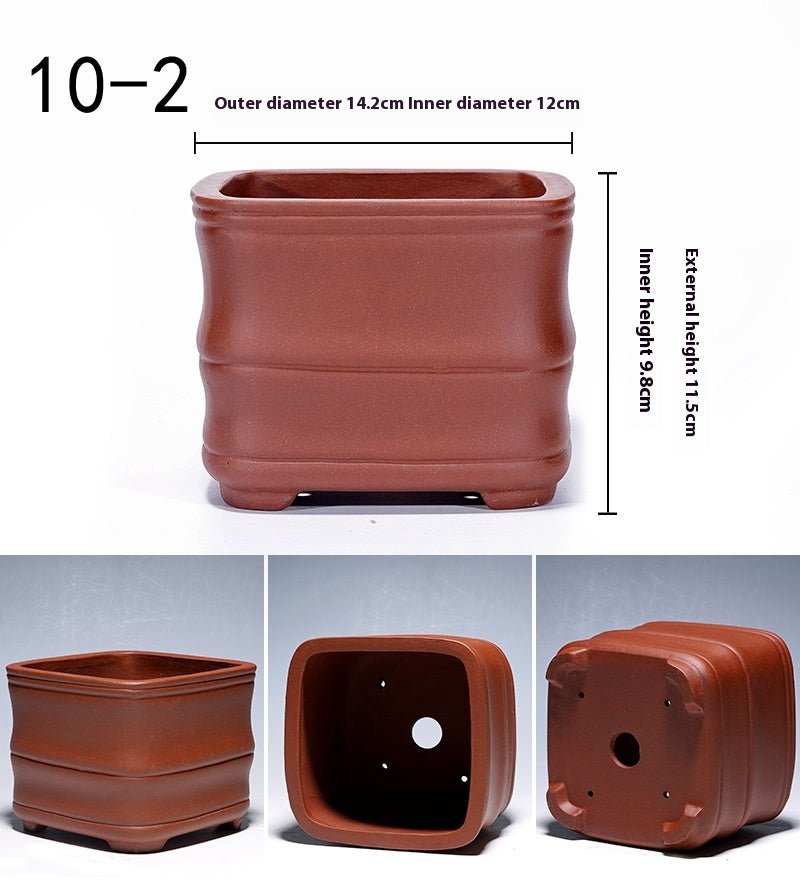 Purple Sand Flowerpot Tray for Yixing Pots - Garden & Home Storage