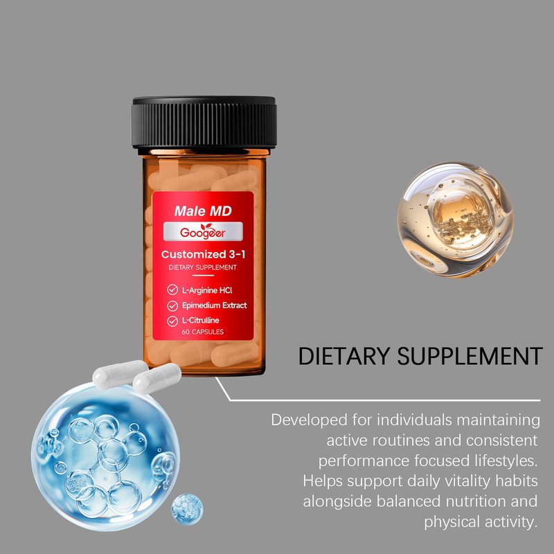Men's Energy Boost Vitality Capsules - 60 Count