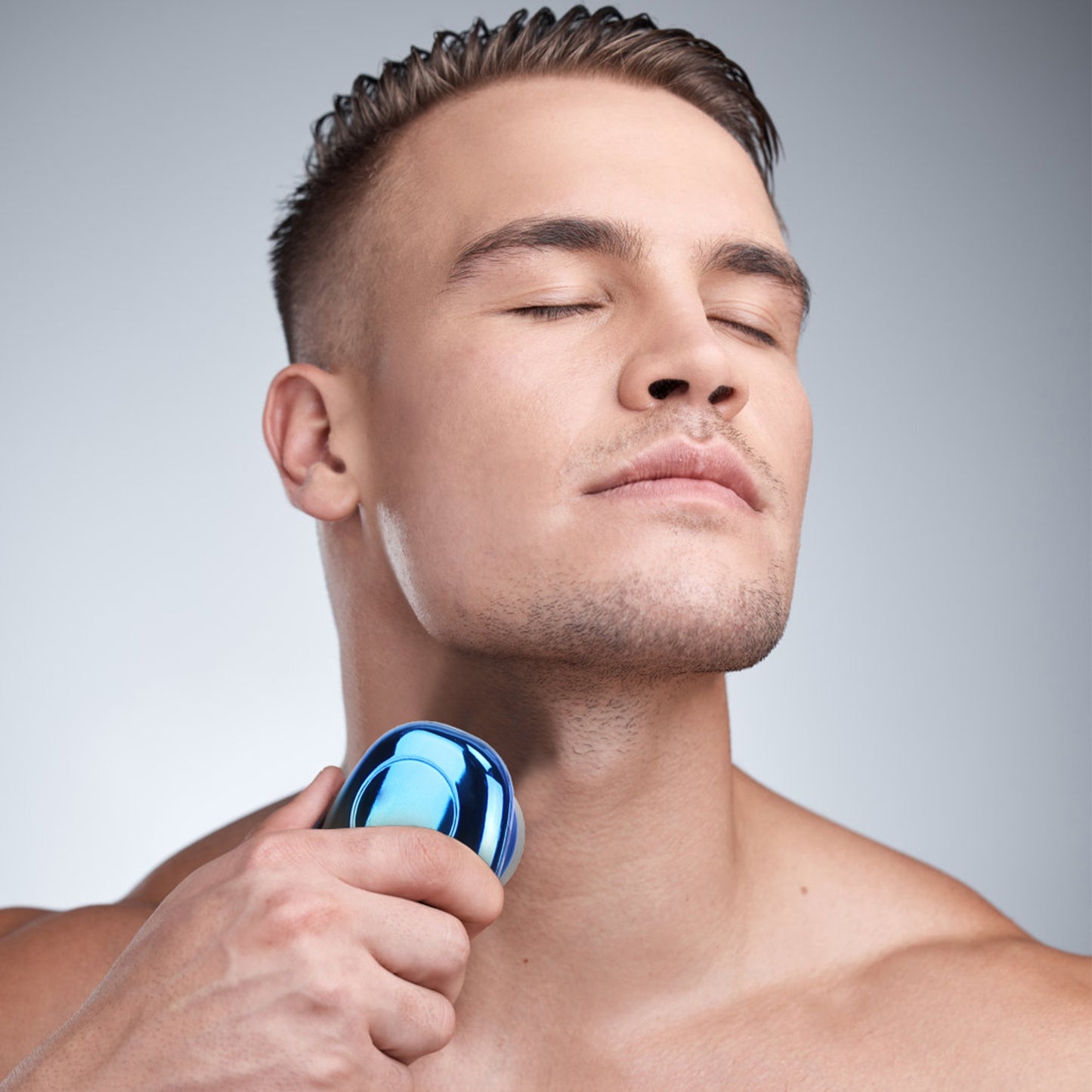 Portable Electric Shaver for Men, Rechargeable Beard Trimmer with LED Display