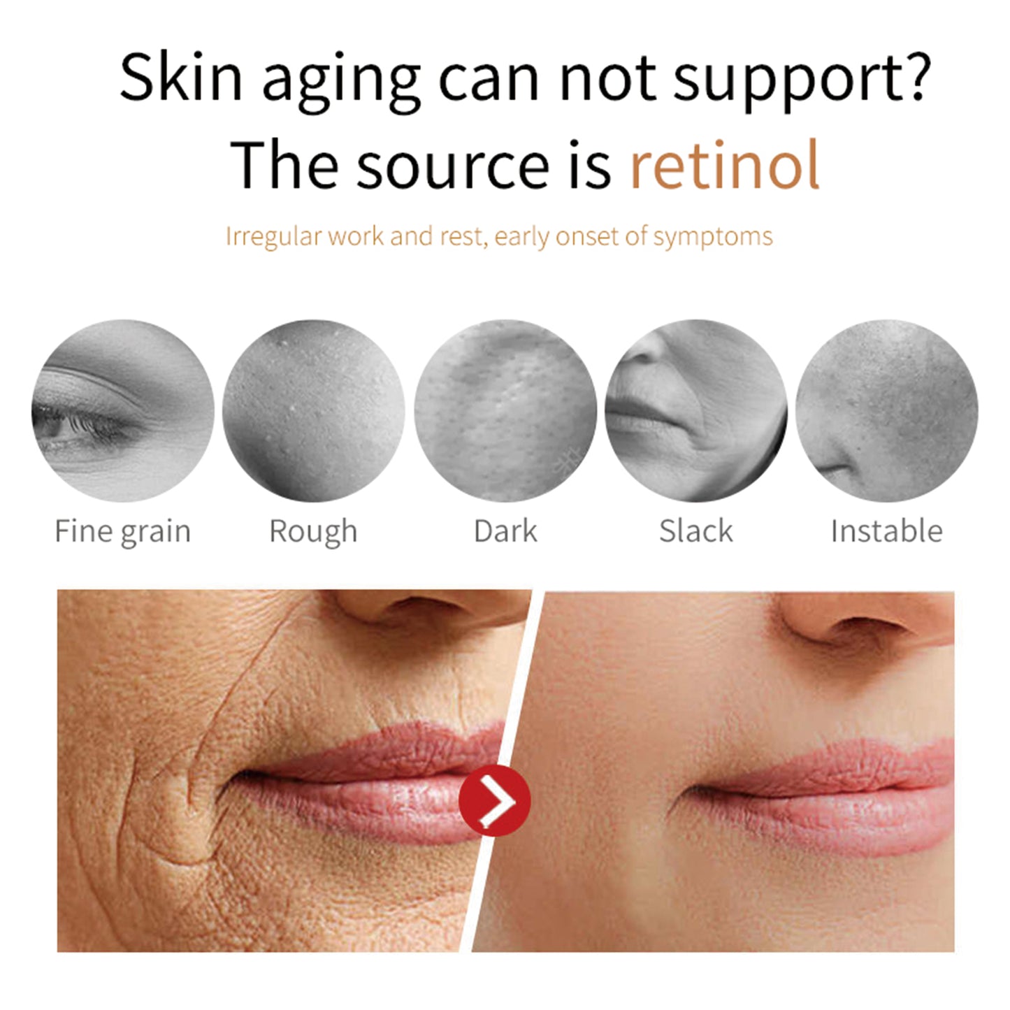 Collagen Anti-Aging Face Serum - Hydrating Essence for Fine Lines & Pores