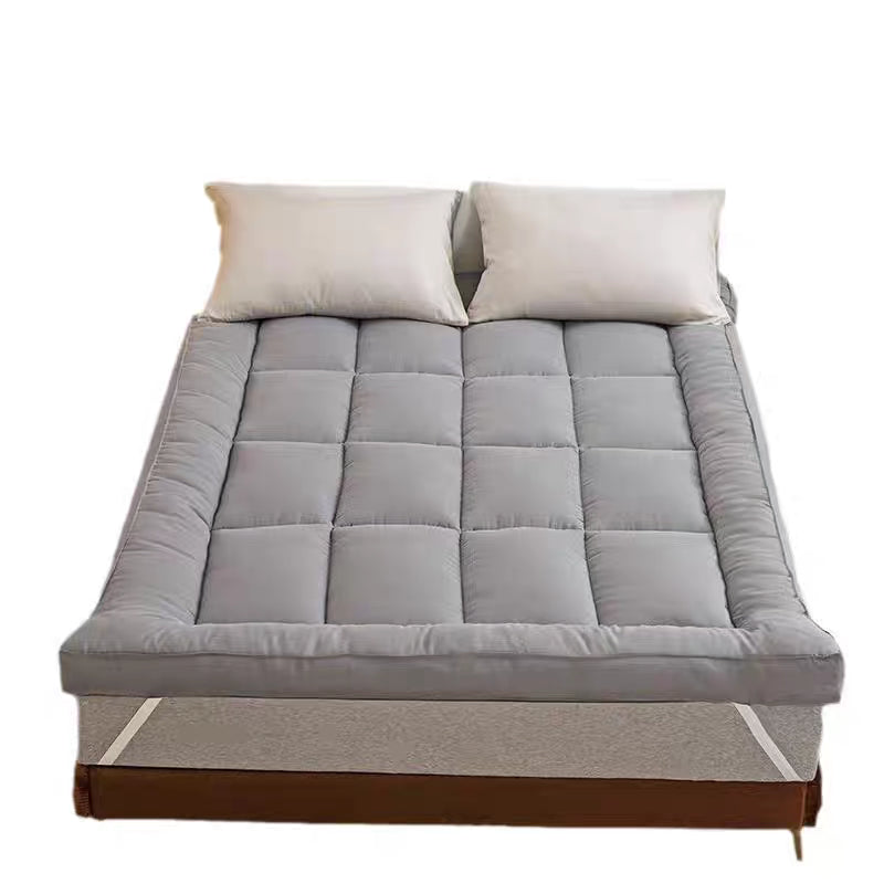 Full Mattress Topper Pad - Soft Gray Bedding Accessory