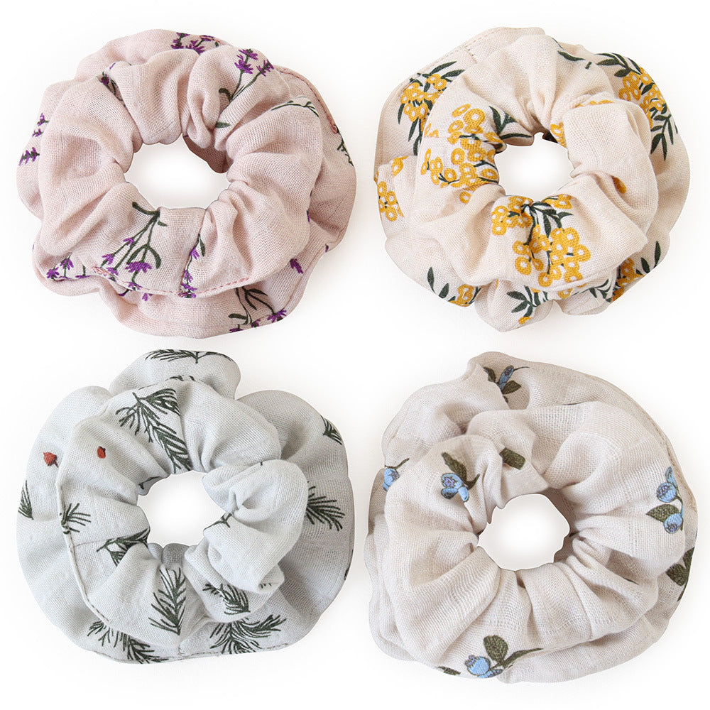 Children's Hair Bands Set - Cotton Hair Clips & Ropes