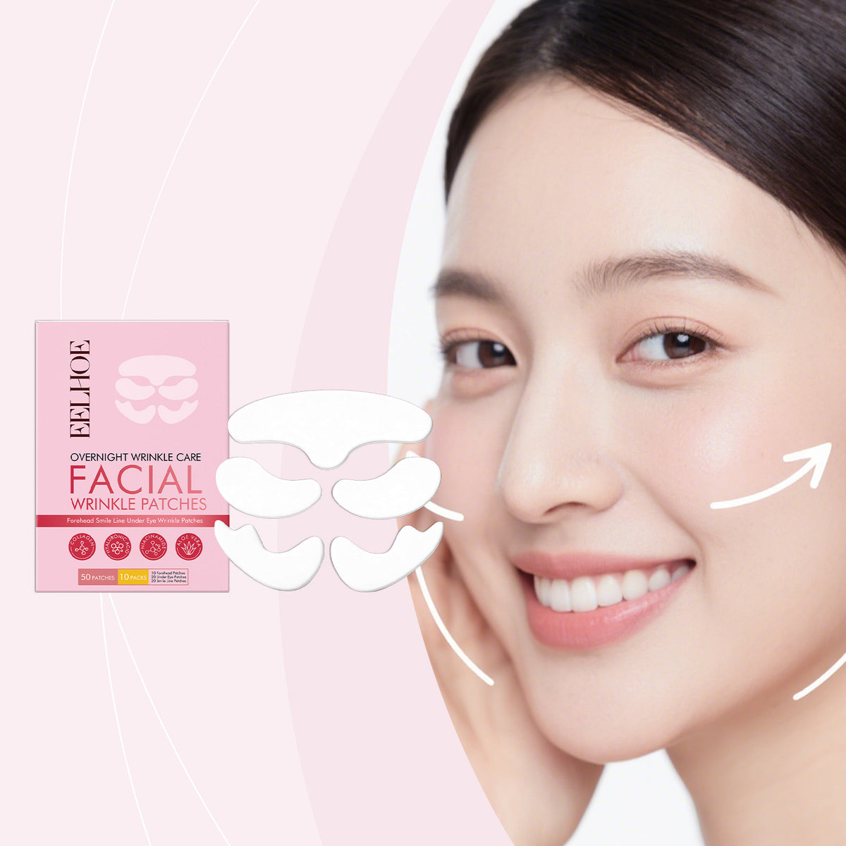 Collagen Anti-Wrinkle Patches - 50 Patch Set