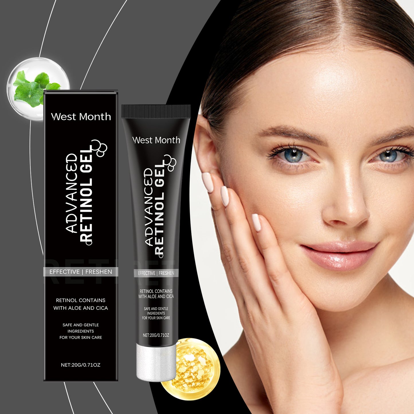 Retinol Anti-Aging Facial Cream - Moisturizing & Skin Rejuvenating Formula