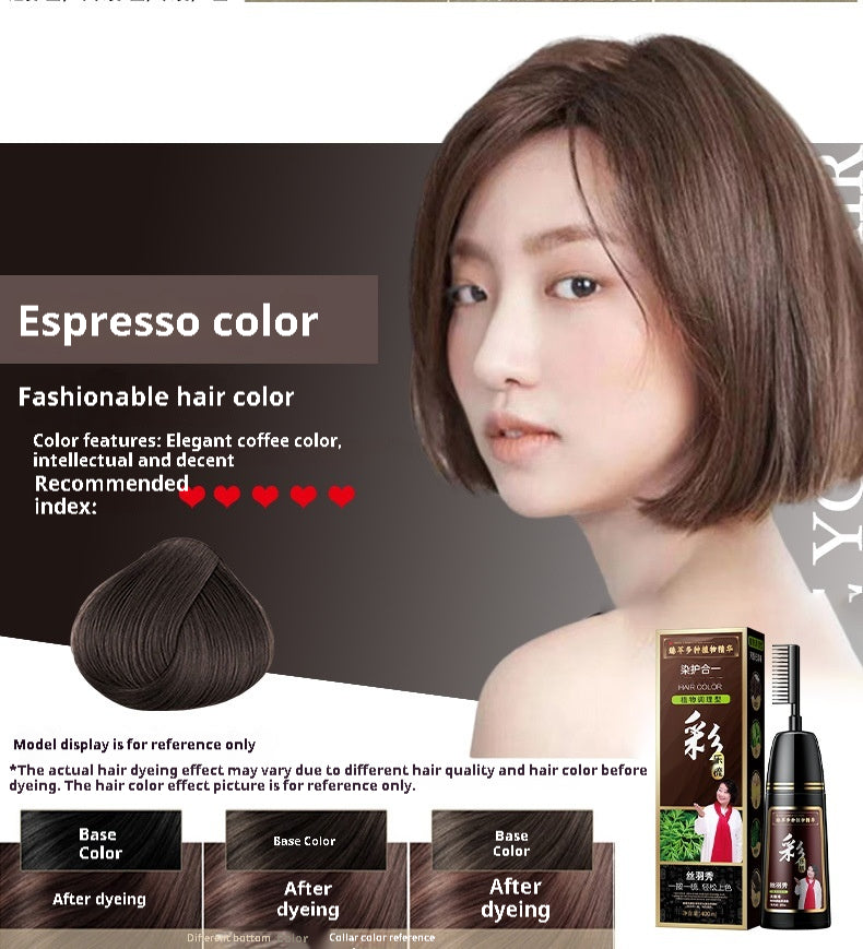 Hair Dye Color Cream for Covering White Hair - 400ml