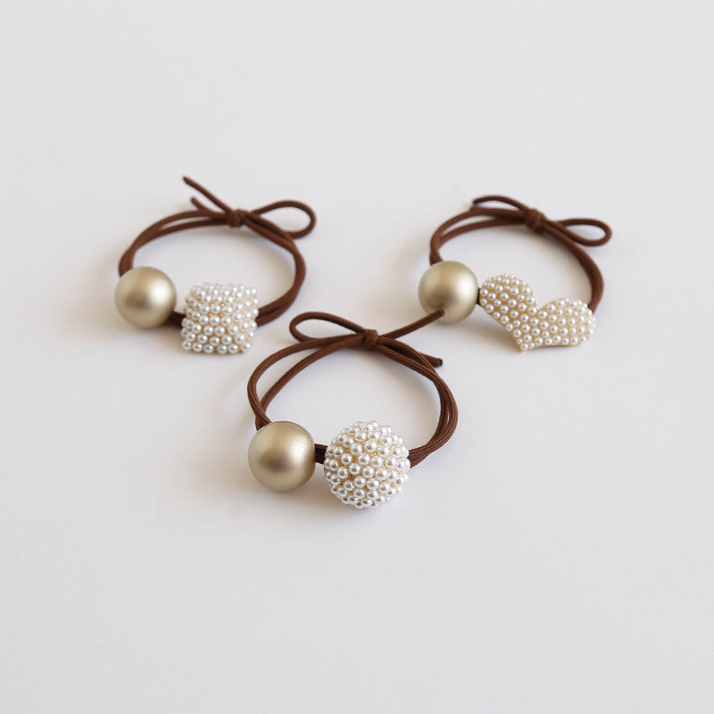 Pearl Beaded Hair Elastic Band - Multiple Styles