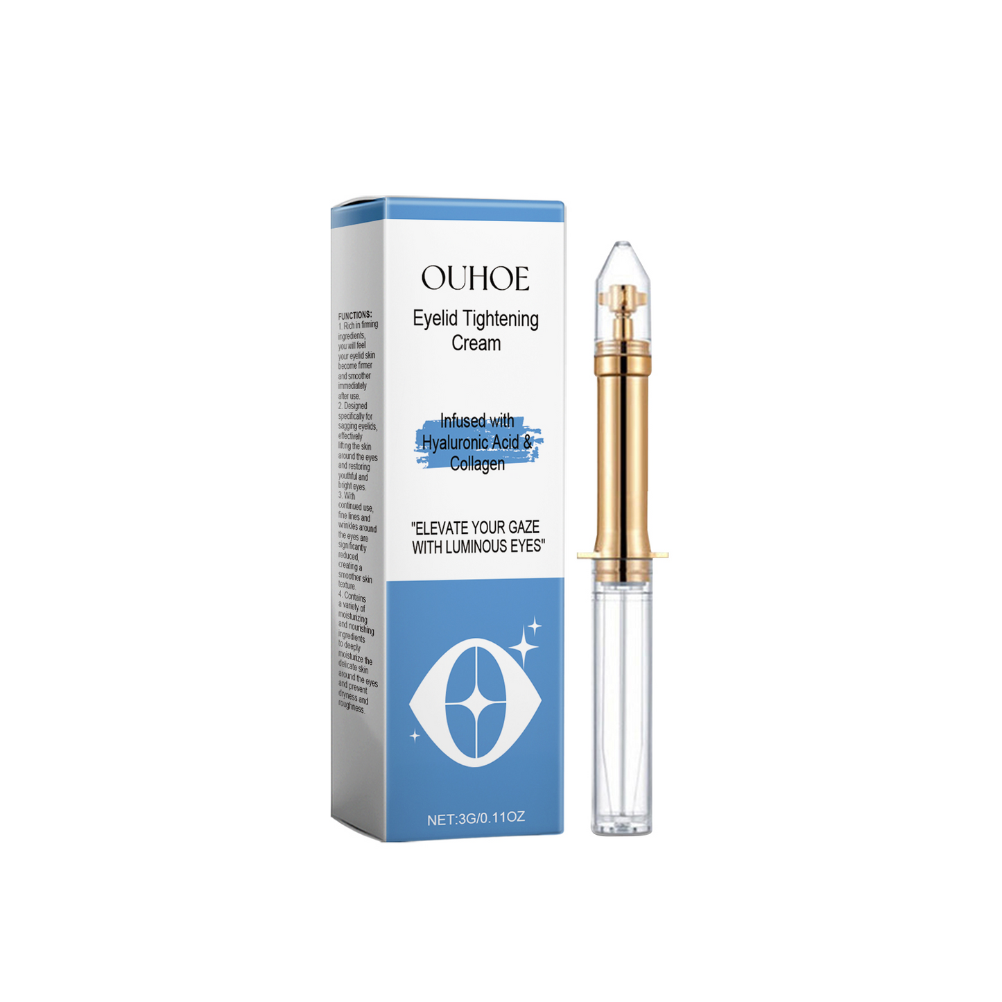Eye Firming Cream with Peptide & Coffee Extract - Anti-Aging Eye Care