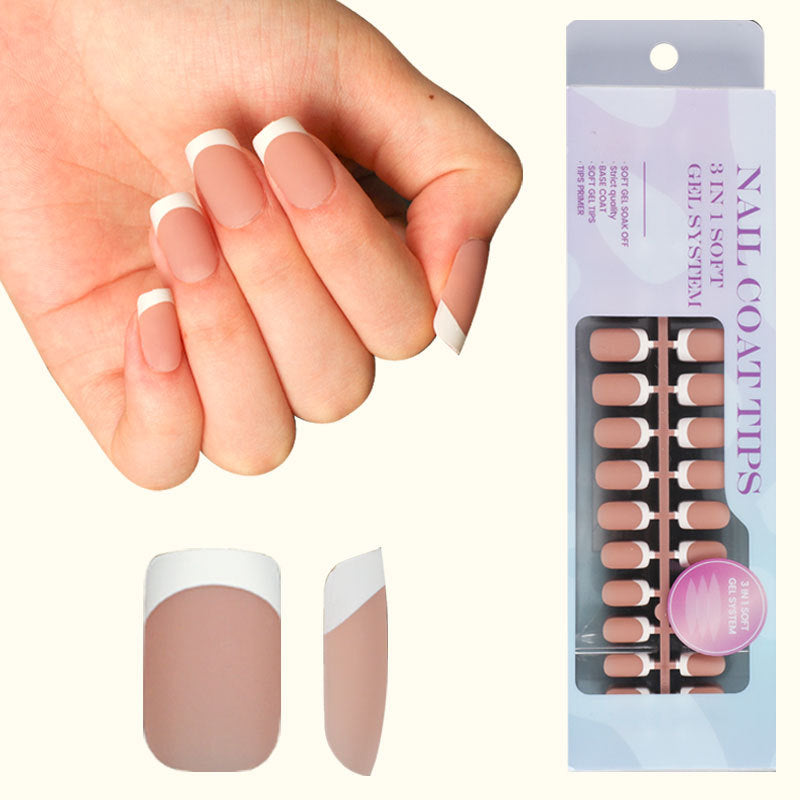 French Manicure Nail Art Kit - 300 Pieces