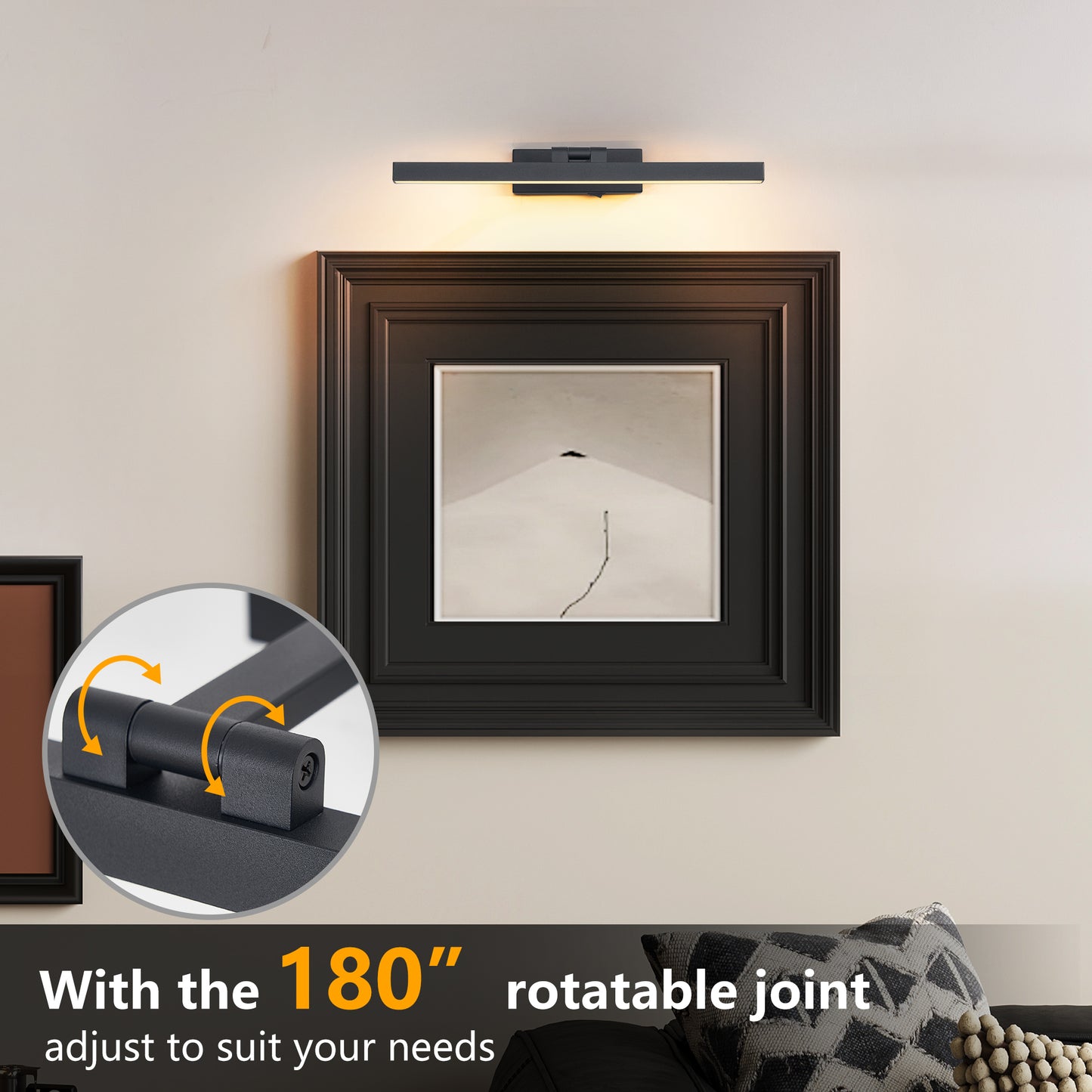 16-Inch Modern Dimmable LED Bathroom Vanity Light Fixture