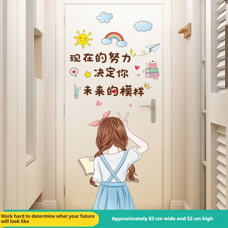 Children's Room Wall Sticker - Cartoon Anime Nursery Decor for Bedroom & Door