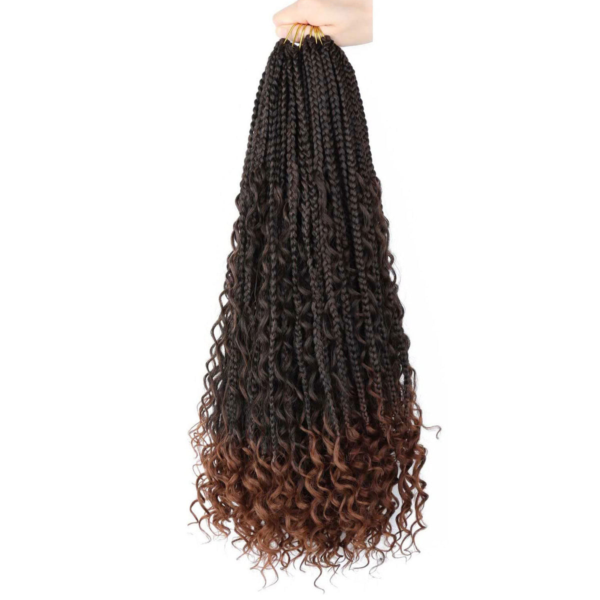 African Braiding Crochet Hair - Three-Strand Synthetic Hair Extensions