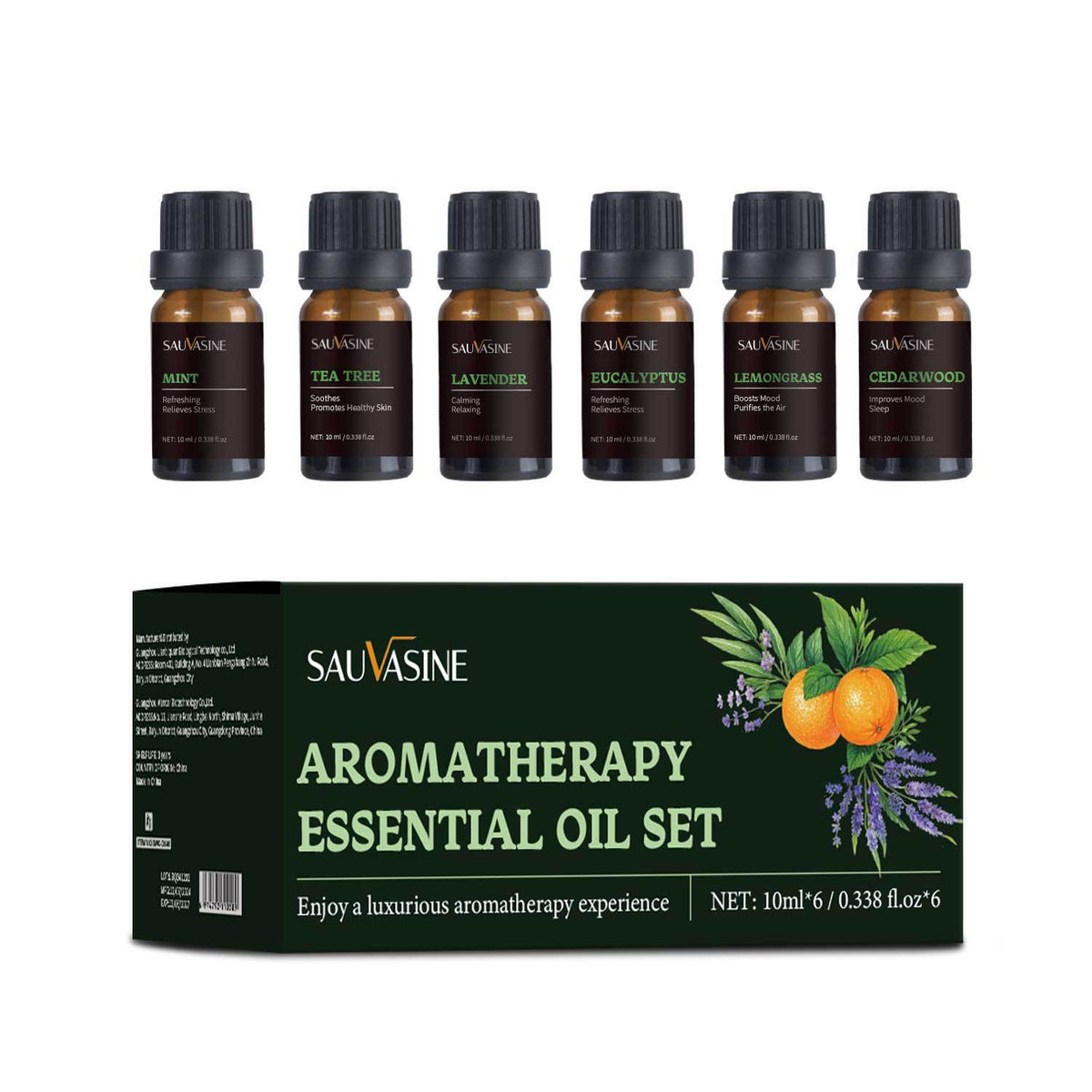 Aromatherapy Essential Oil Set - SWXD046