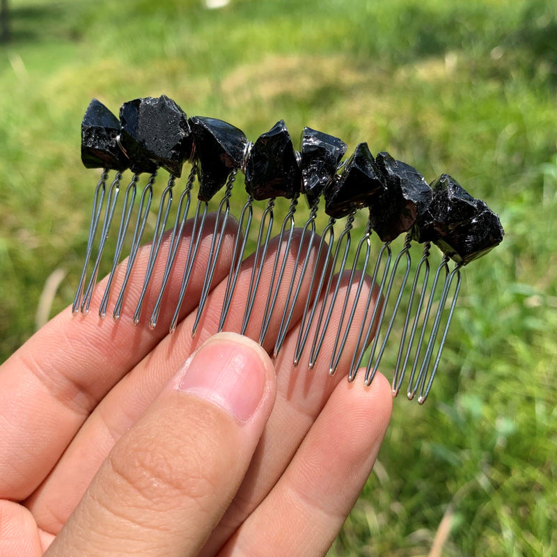 Natural Crystal Hair Comb 20 Teeth