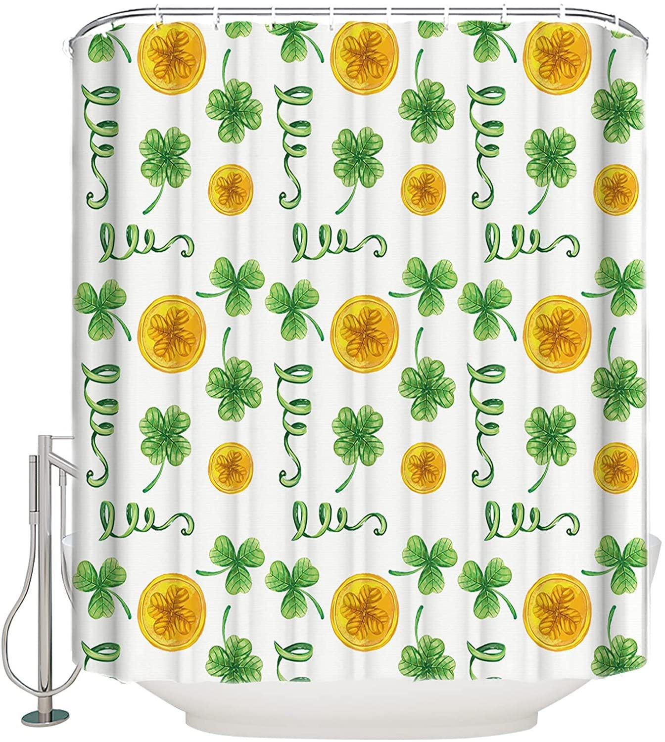 Waterproof Digital Printing Shower Curtain - Holiday Series Modern Bathroom Decor