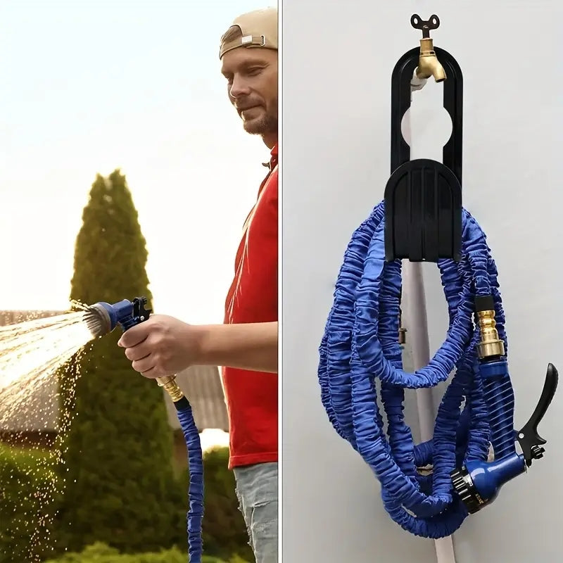 Garden Hose Hook Bracket Wall Mount Water Hose Holder Storage Organizer