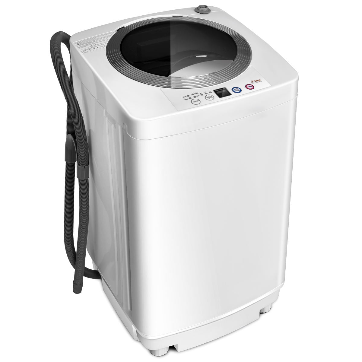 Portable Automatic Laundry Washing Machine - 7.7 lbs Capacity
