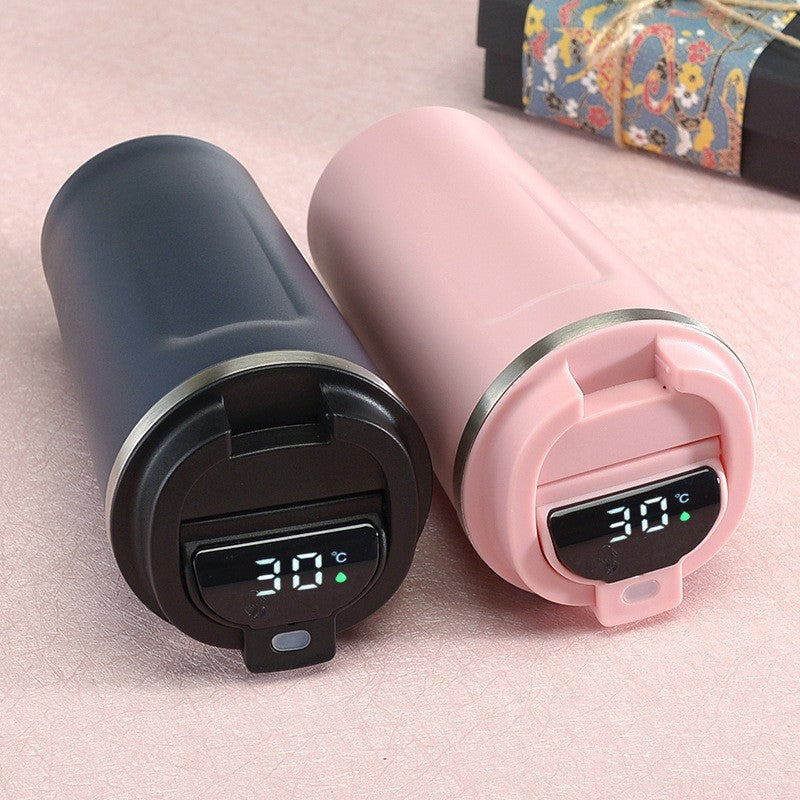 Insulated Stainless Steel Cup with Digital Temperature Display 510ml