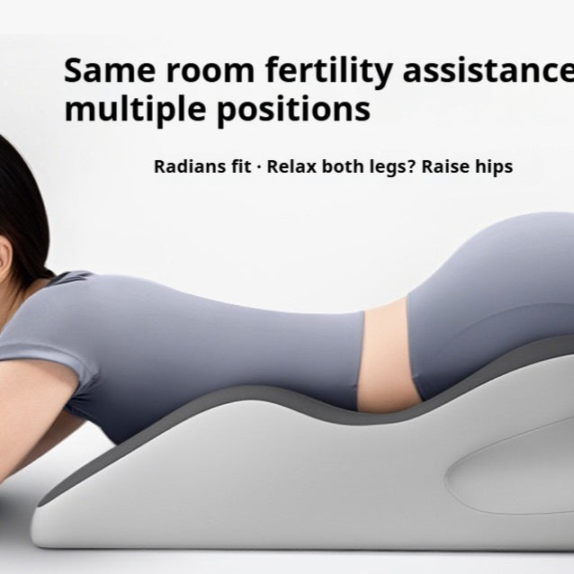 Couples Fertility Pillow for Conception Support - Memory Foam Cushion