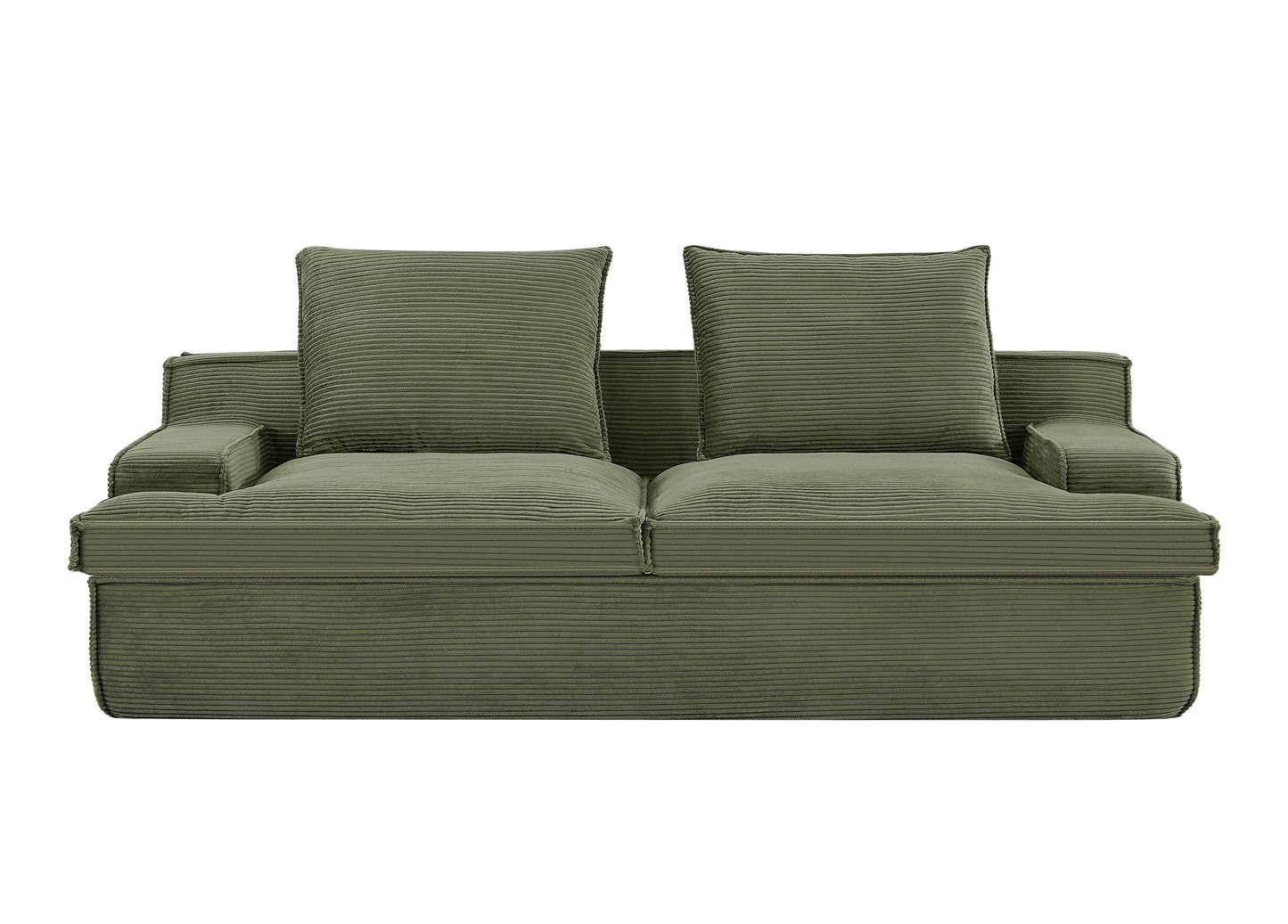 Nimbus Oversized Full Foam 4 Seater Couch For Living Room Upholstered