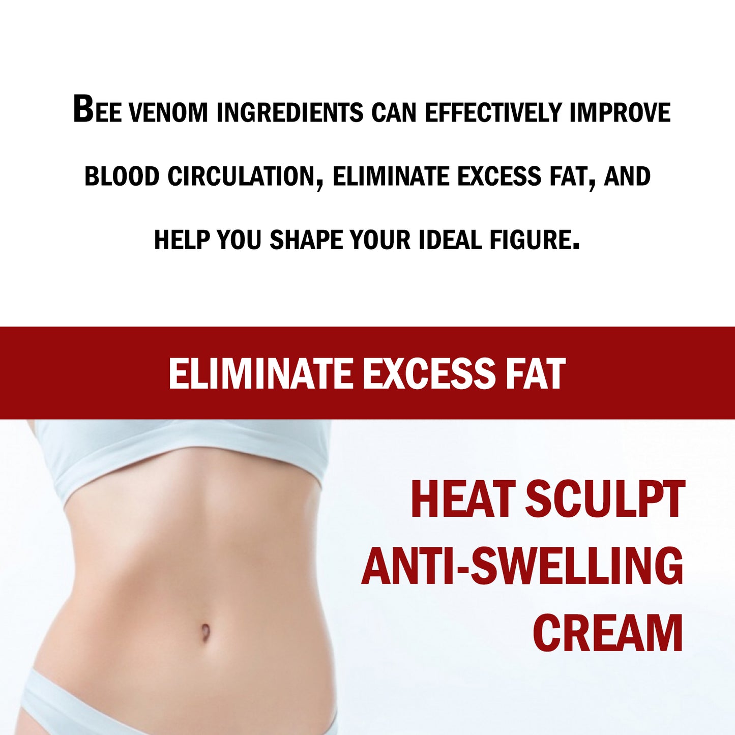 Heat Sculpting Body Cream - Anti-Swelling Firming Massage Lotion