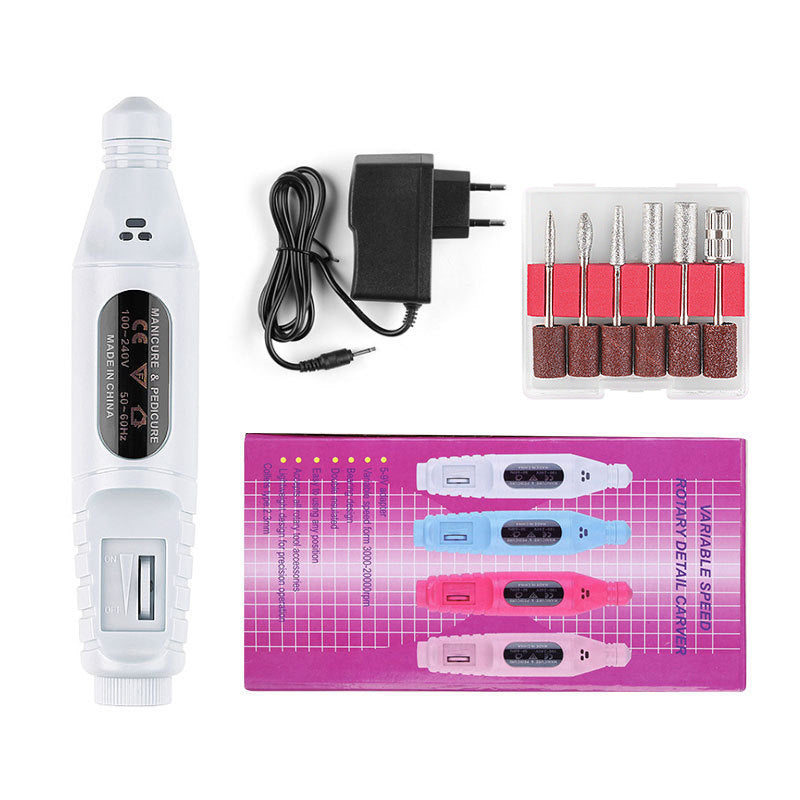 Portable USB Nail Polisher Machine - 20000 Speed